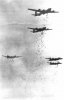 B-29s dropping bombs